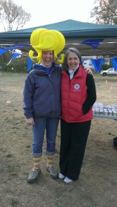 PTA Pres Colleen Reed and Mayor Newton