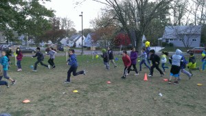 Kids are off and running!